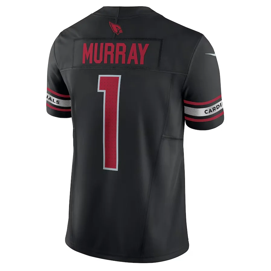 A.Cardinals #1 Kyler Murray Black Vapor F.U.S.E. Limited Stitched American Football Jerseys