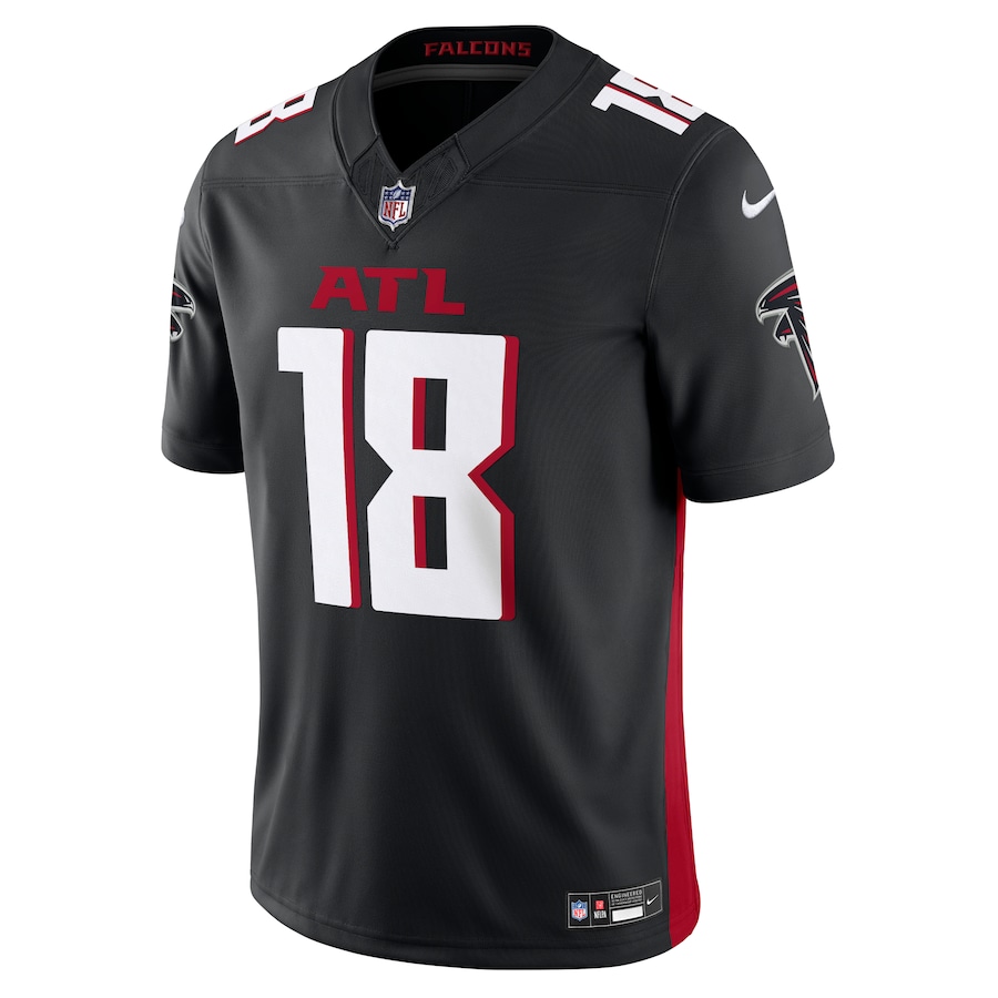 Atlanta Falcons #18 Kirk Cousins Black Vapor F.U.S.E. Limited Jersey Stitched American Football Jerseys