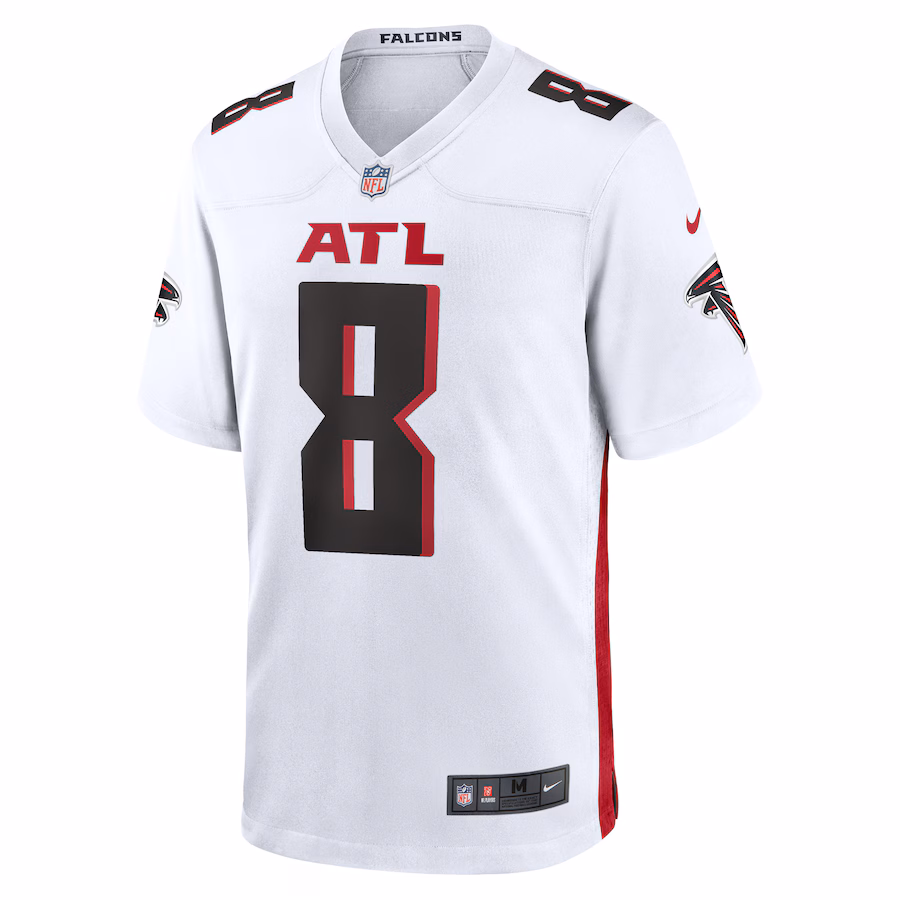 Atlanta Falcons #8 Kyle Pitts Sr. White Game Jersey Stitched American Football Jerseys