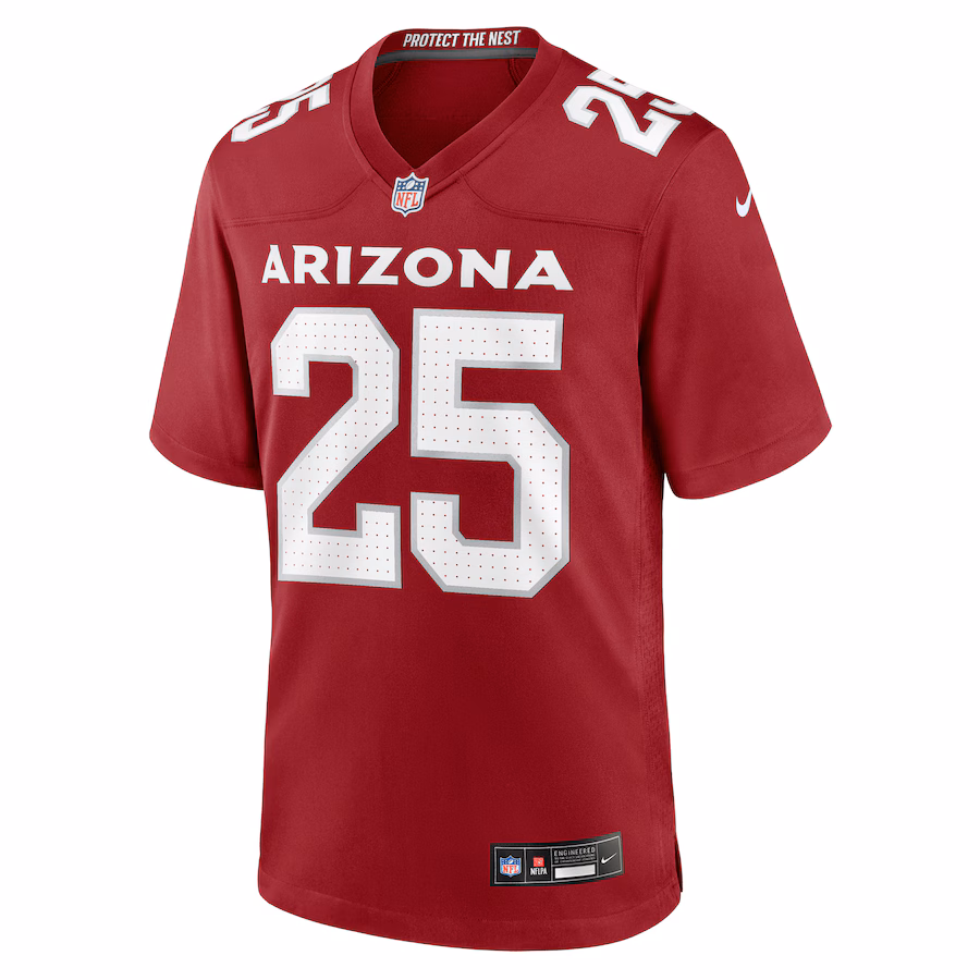 Arizona Cardinals #25 Zaven Collins Cardinal Game Jersey Stitched American Football Jerseys