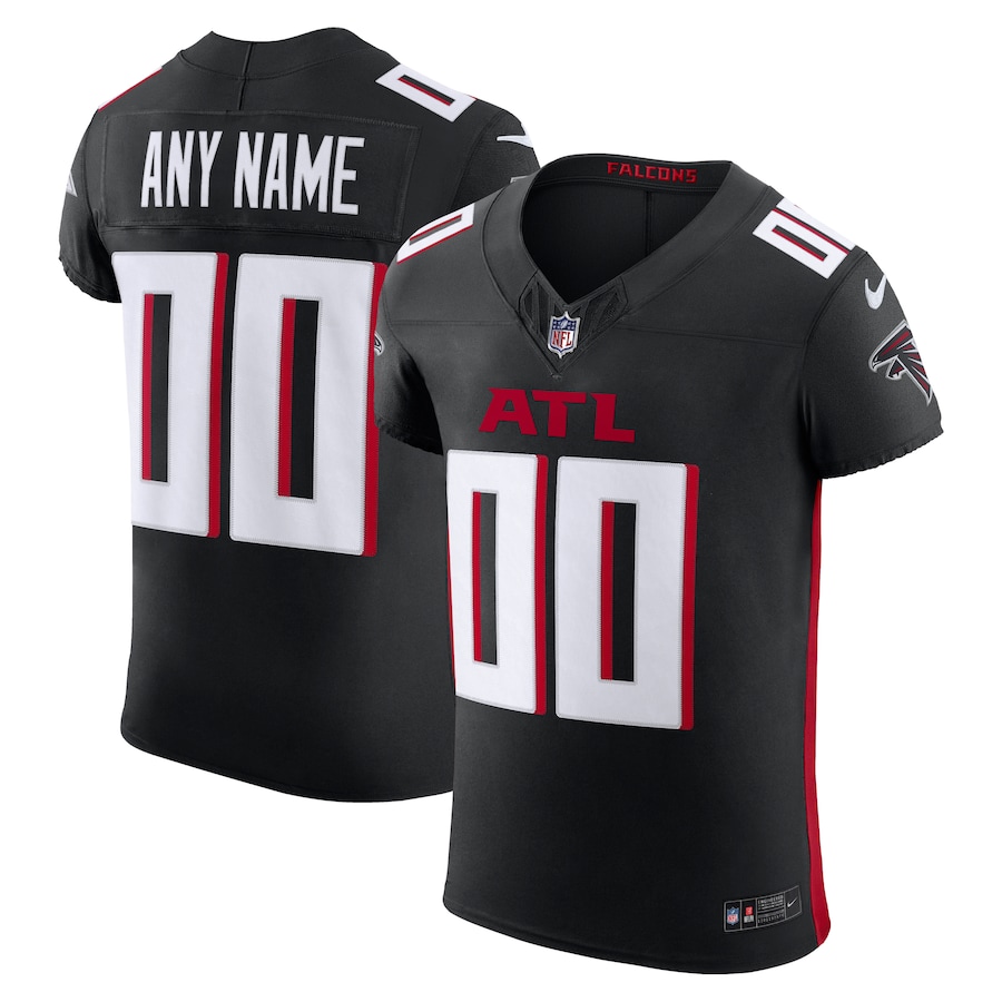 Custom Atlanta Falcons Black Vapor F.U.S.E. Limited Jersey Stitched American Football Jerseys
