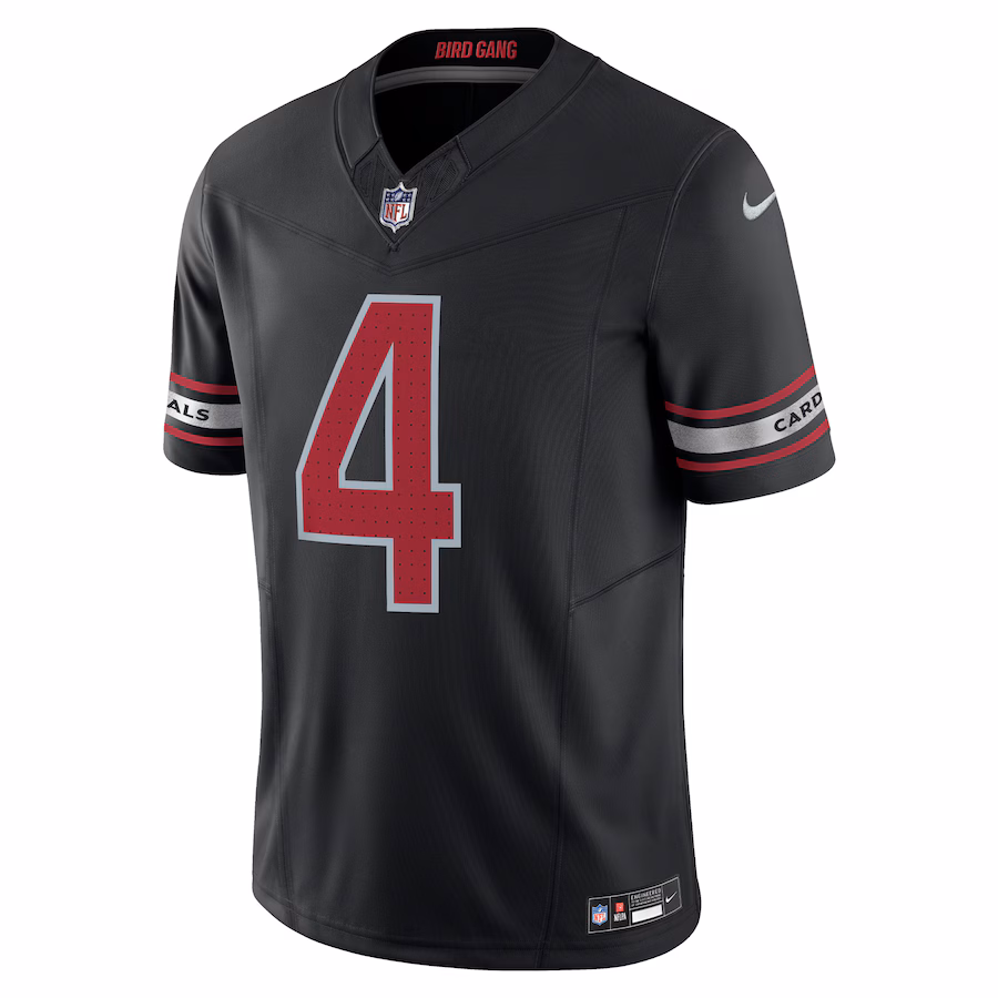 Arizona Cardinals #4 Rondale Moore Black Vapor F.U.S.E. Limited Jersey Stitched American Football Jerseys
