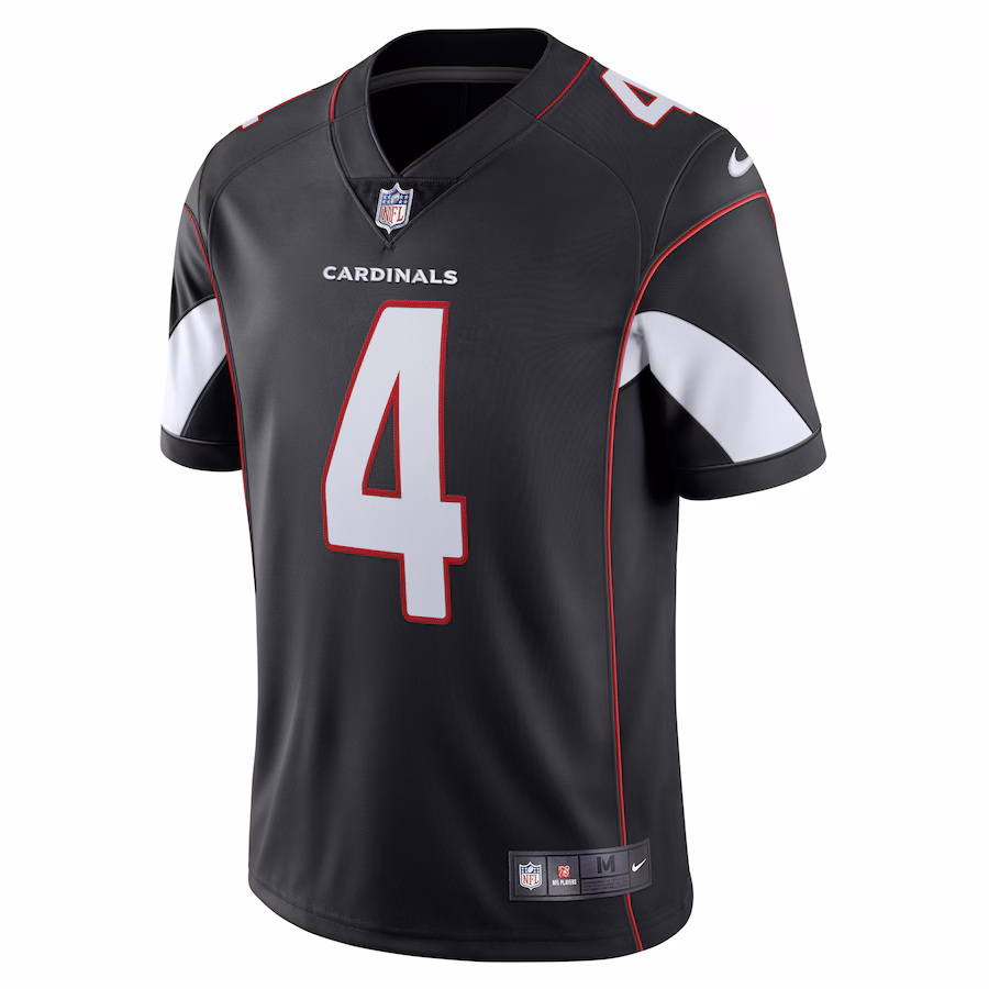 Arizona Cardinals #4 Rondale Moore Black Vapor F.U.S.E. Limited Jersey Stitched American Football Jerseys