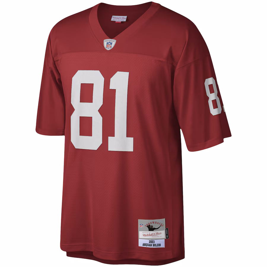 Arizona Cardinals #81 Anquan Boldin Mitchell & Ness Cardinal Legacy Replica Jersey