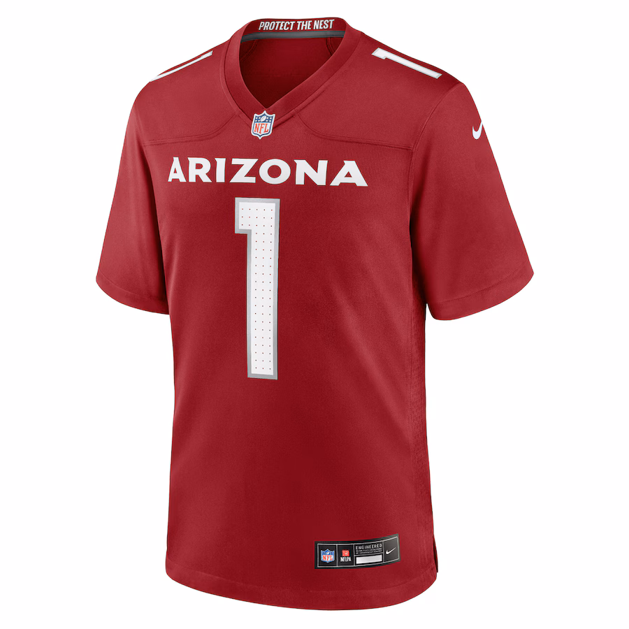 Arizona Cardinals #1 Kyler Murray Cardinal Game Jersey Stitched American Football Jerseys