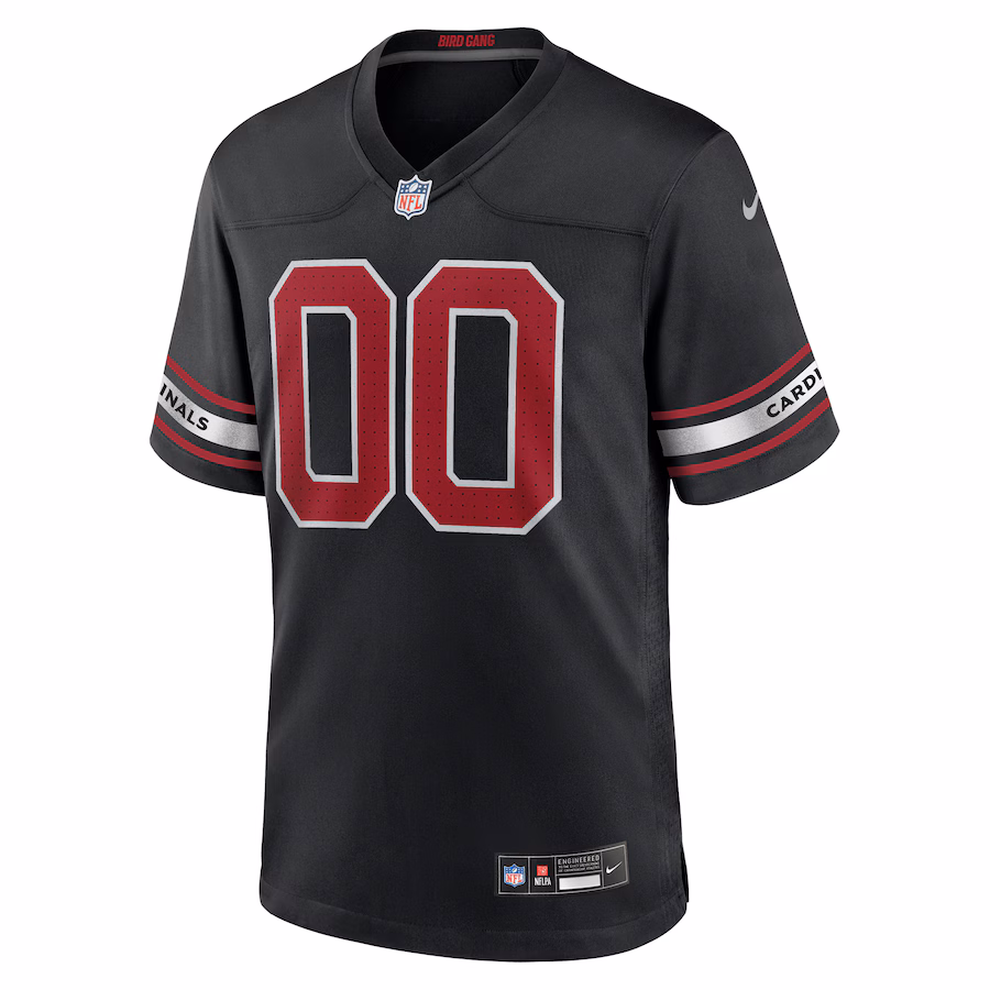 Custom Arizona Cardinals Black Game Jersey Stitched American Football Jerseys