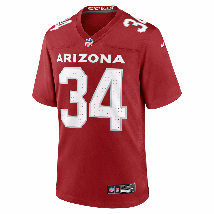 Arizona Cardinals #34 Jalen Thompson Cardinal Game Jersey Stitched American Football Jerseys