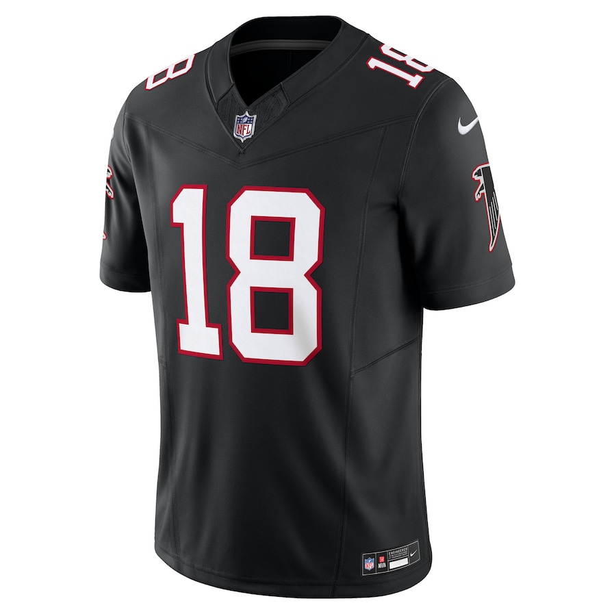 Atlanta Falcons #18 Kirk Cousins Black Vapor F.U.S.E. Limited Jersey Stitched American Football Jerseys