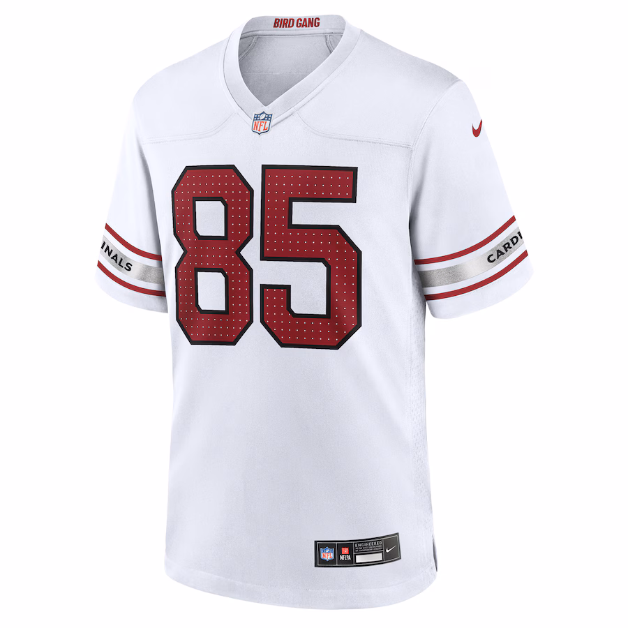 Arizona Cardinals #85 Trey McBride White Game Jersey Stitched American Football Jerseys