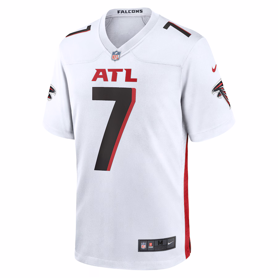 Atlanta Falcons #7 Bijan Robinson White Game Jersey Stitched American Football Jerseys
