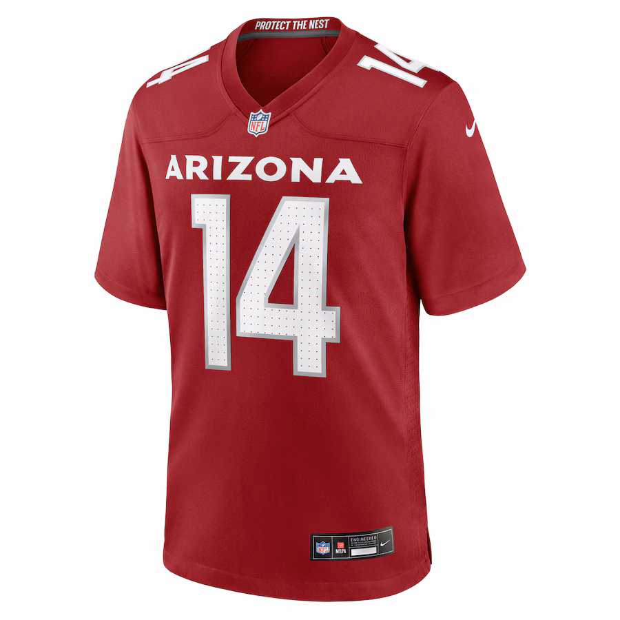 Arizona Cardinals #14 Michael Wilson Cardinal Game Jersey Stitched American Football Jerseys