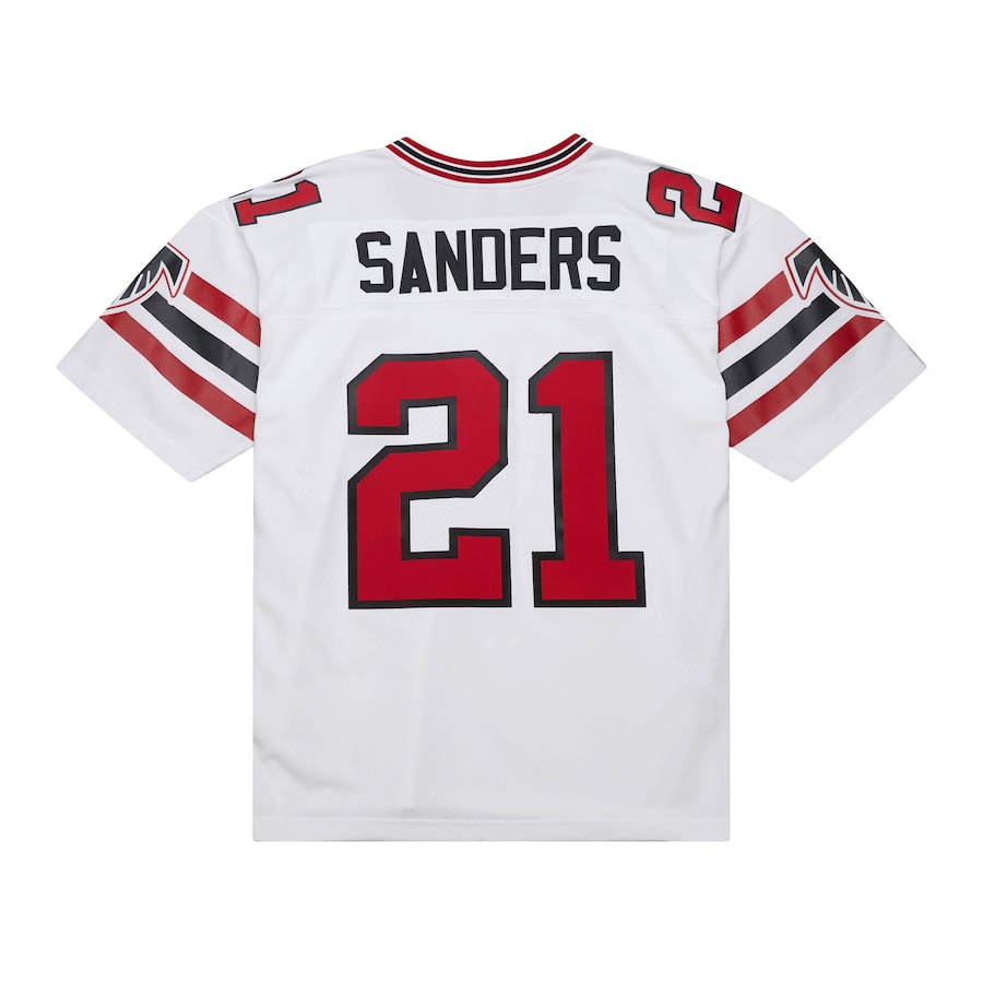 Atlanta Falcons #21 Deion Sanders Mitchell & Ness White 1989 Legacy Replica Jersey