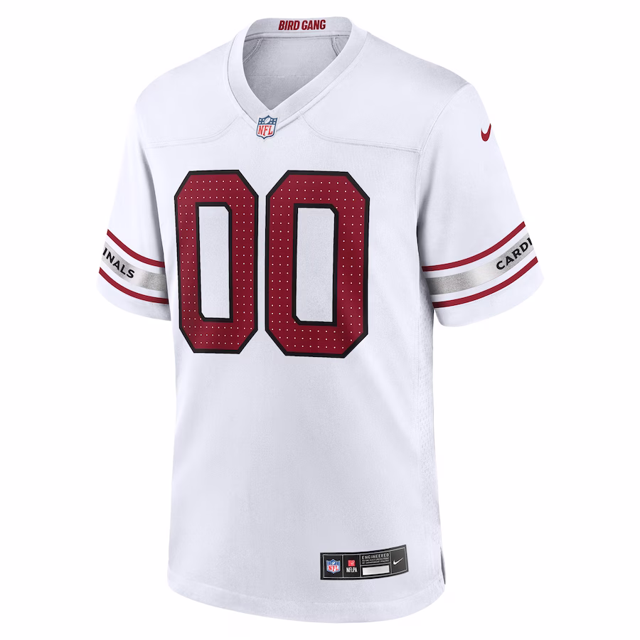 Custom Arizona Cardinals White Game Jersey Stitched American Football Jerseys