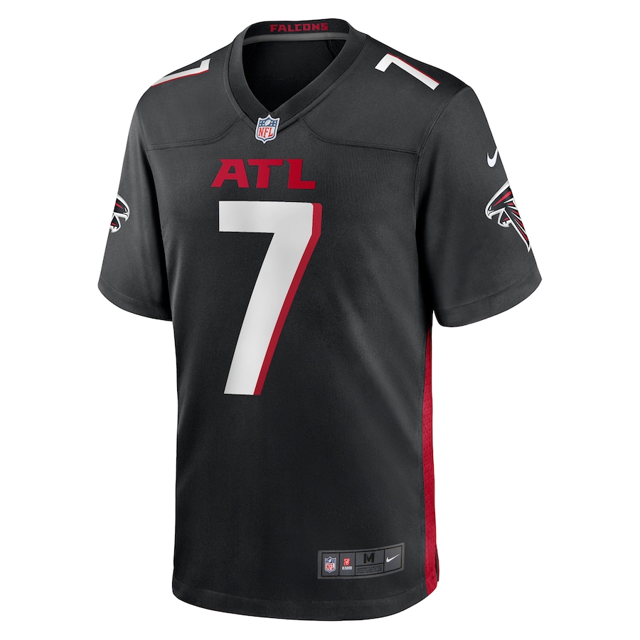 Atlanta Falcons #7 Bijan Robinson Black Game Jersey Stitched American Football Jerseys
