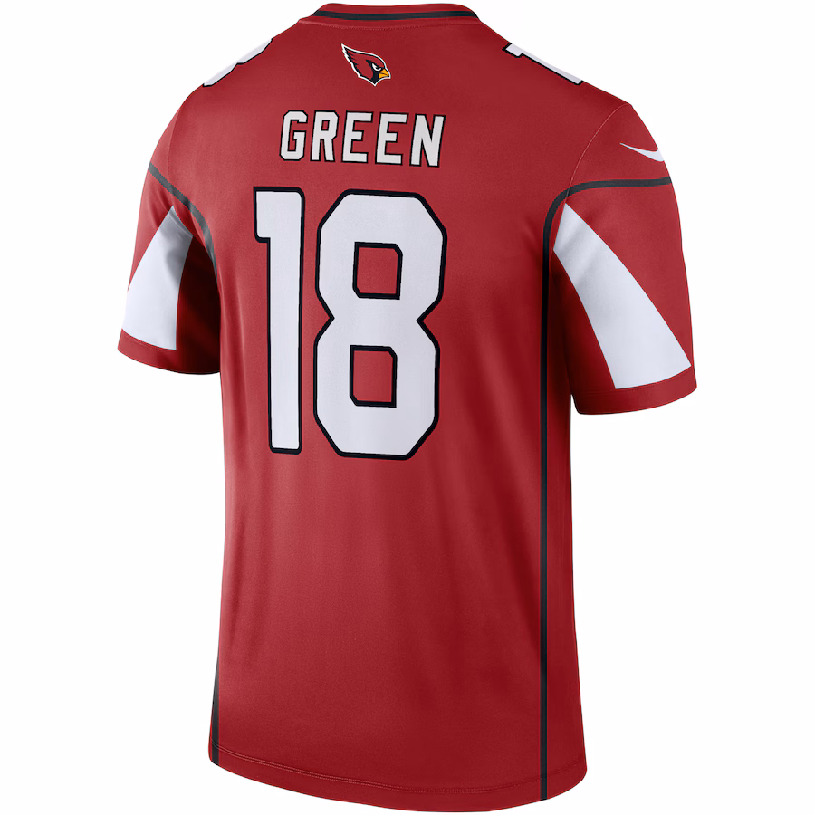 Arizona Cardinals #18 A.J. Green Cardinal Team Legend Player Performance Top