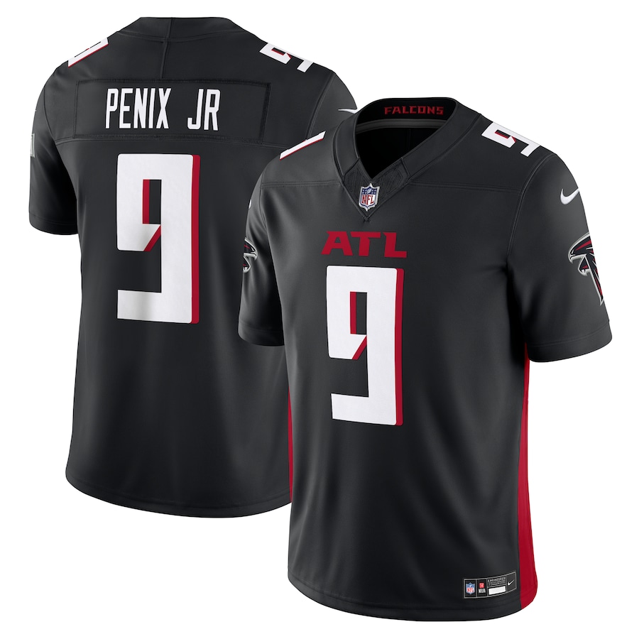 Atlanta Falcons #9 Michael Penix Jr. Black Vapor F.U.S.E. Limited Jersey Stitched American Football Jerseys