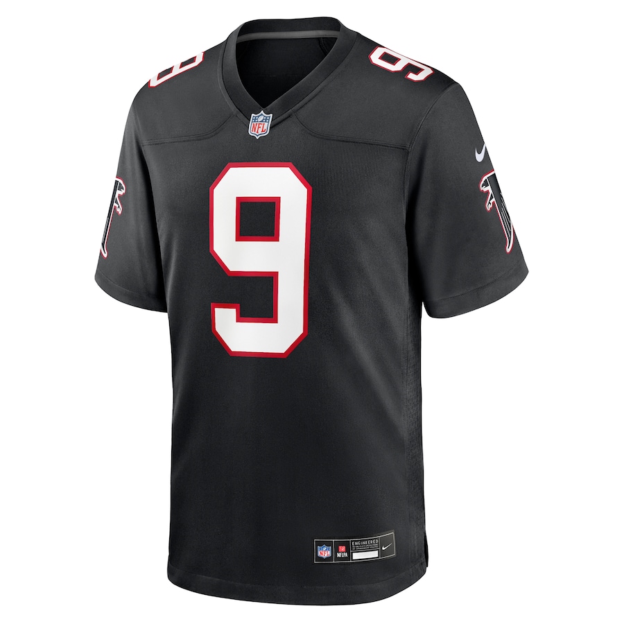 Atlanta Falcons #9 Michael Penix Jr. Black Game Jersey Stitched American Football Jerseys