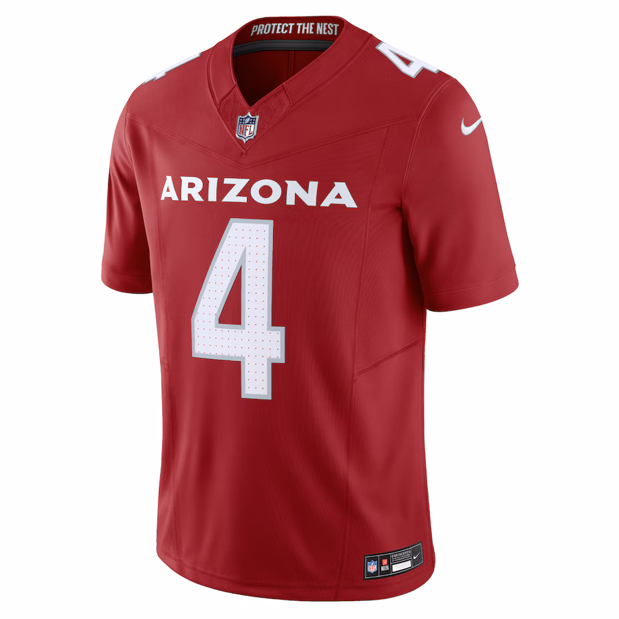 Arizona Cardinals #4 Rondale Moore Cardinal Vapor F.U.S.E. Limited Jersey Stitched American Football Jerseys