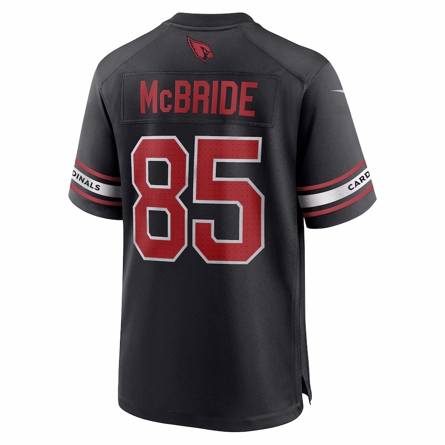 Arizona Cardinals #85 Trey McBride Black Game Jersey Stitched American Football Jerseys