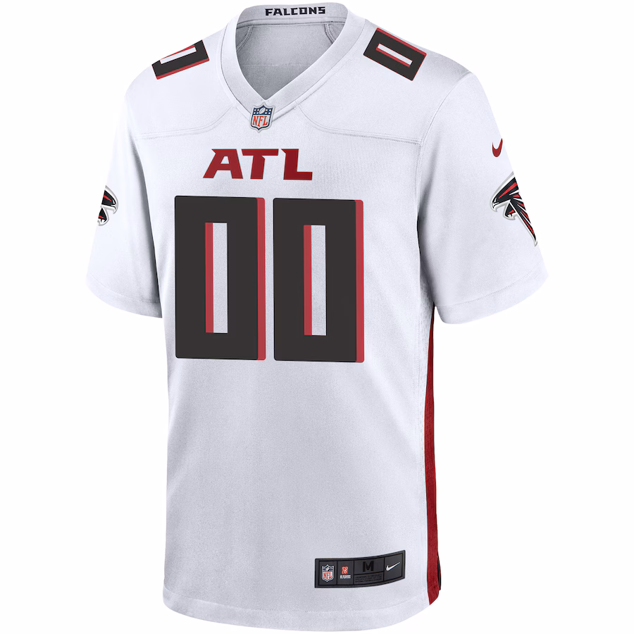 Custom Atlanta Falcons White Game Jersey Stitched American Football Jerseys