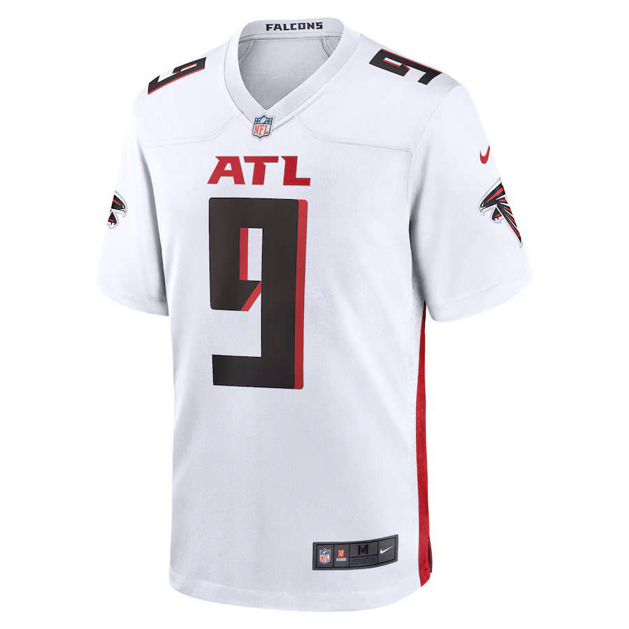 Atlanta Falcons #9 Michael Penix Jr. White Game Jersey Stitched American Football Jerseys