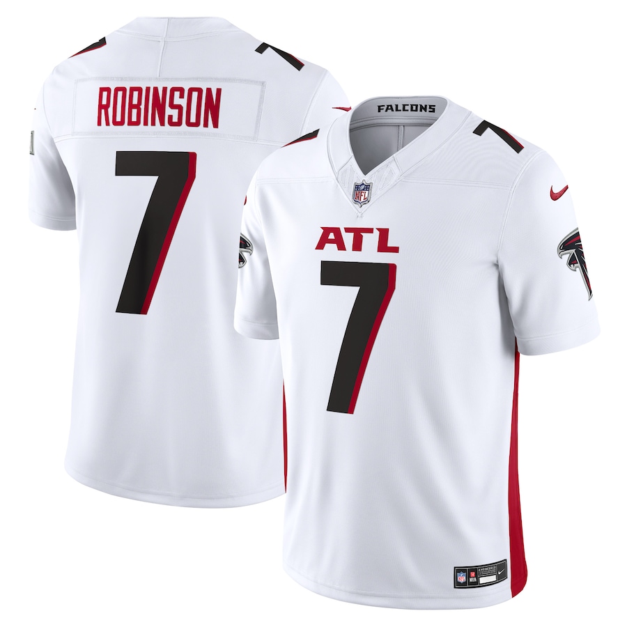 Atlanta Falcons #7 Bijan Robinson White Vapor F.U.S.E. Limited Jersey Stitched American Football Jerseys