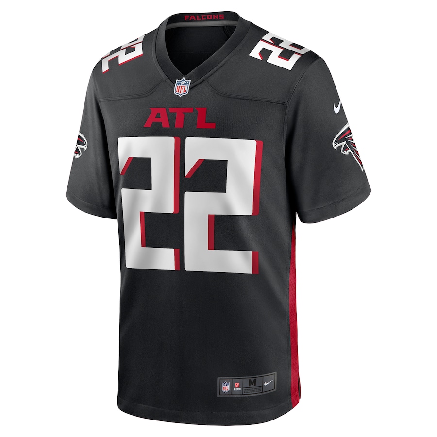 Atlanta Falcons #22 Clark Phillips III Black Game Jersey Stitched American Football Jerseys