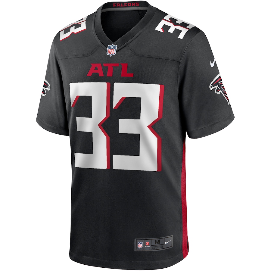 Atlanta Falcons #33 Michael Turner Black Game Jersey Stitched American Football Jerseys