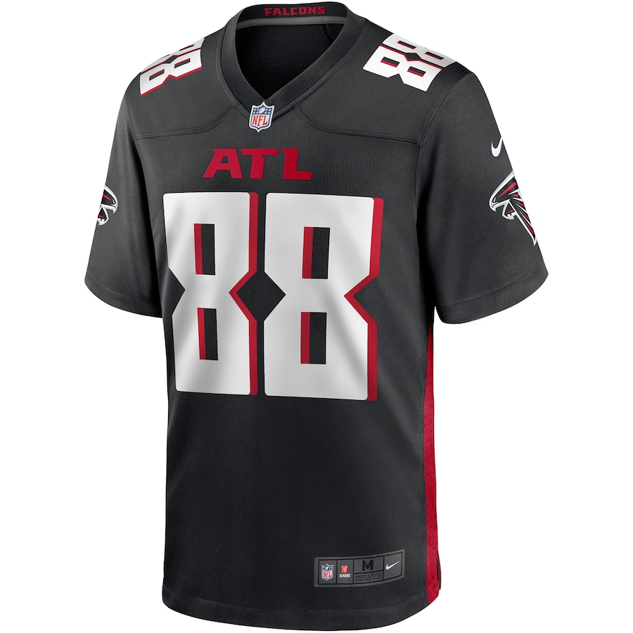 Atlanta Falcons #88 Tony Gonzalez Black Game Jersey Stitched American Football Jerseys