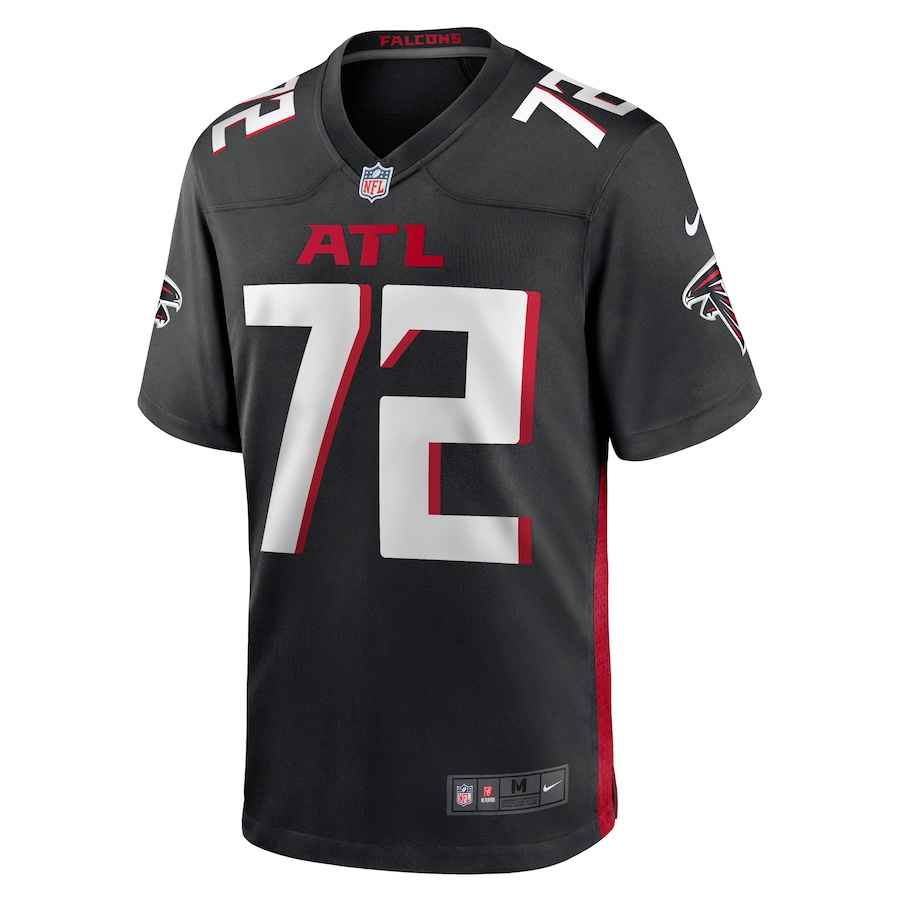 Atlanta Falcons #72 LaCale London Black Game Jersey Stitched American Football Jerseys