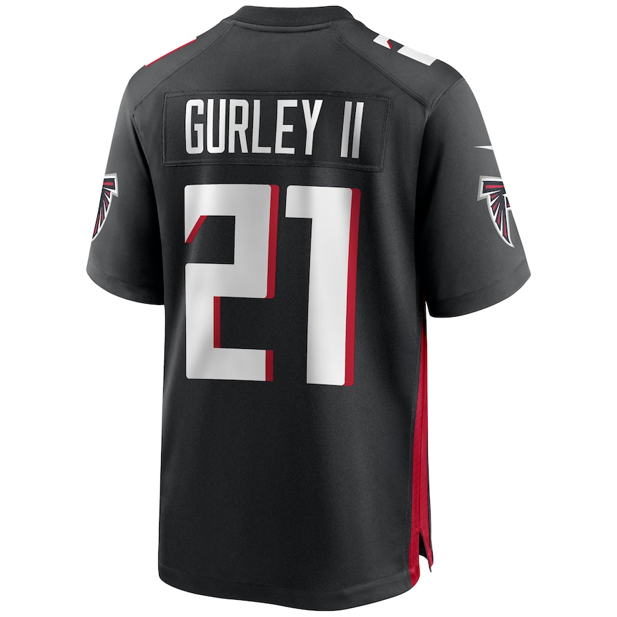 Atlanta Falcons #27 Todd Gurley II Black Game Jersey Stitched American Football Jerseys