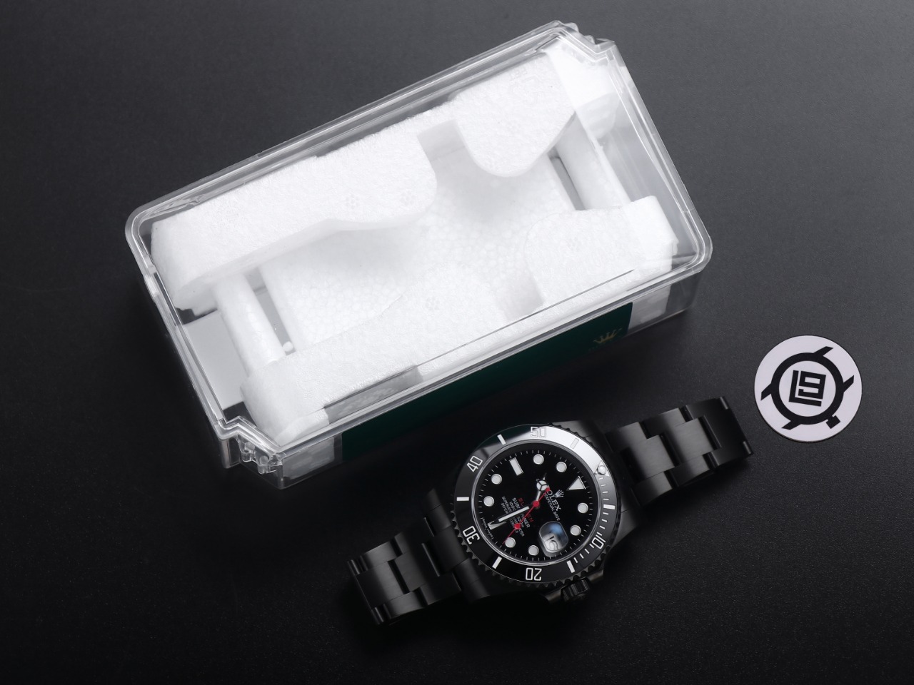V9 Rolex Submariner BLAKEN is officially the same obsidian version, equipped with