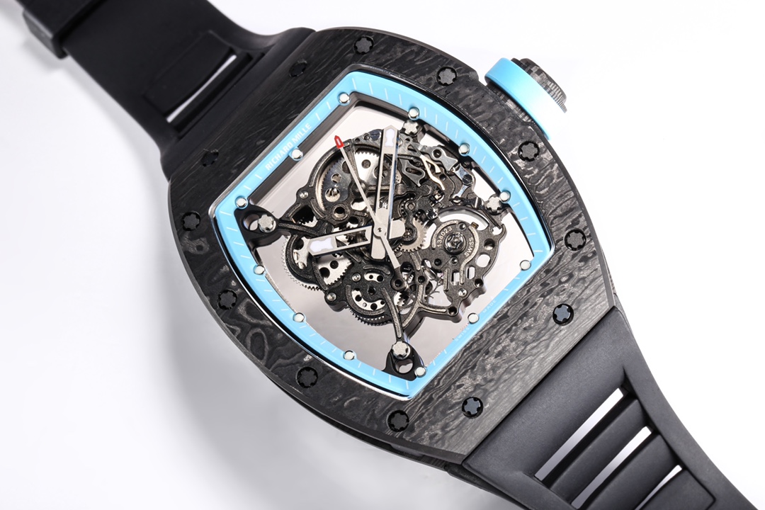 Richard Mille ultra-light NTPT full carbon fiber watch: RM055