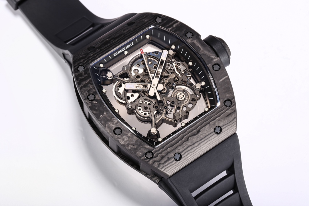 Richard Mille ultra-light NTPT full carbon fiber watch: RM055