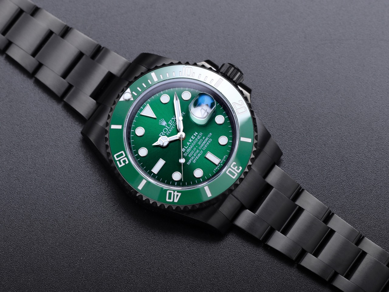 V9 Rolex Submariner BLAKEN is officially the same obsidian version