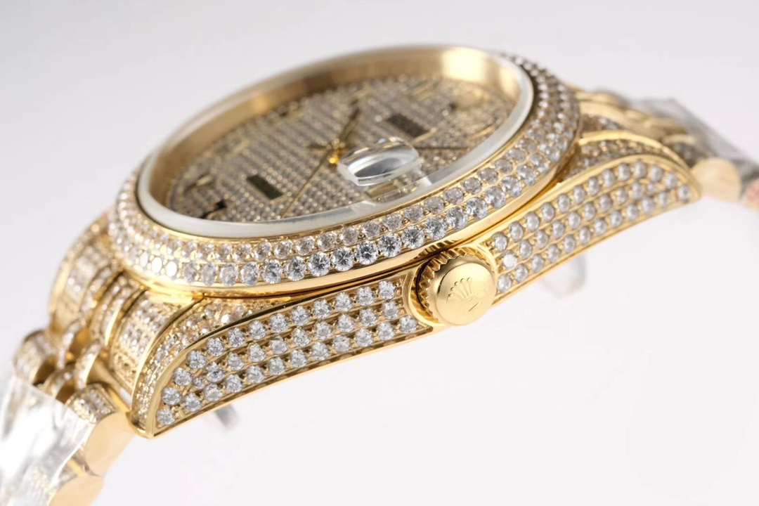 Rolex Diary Full Diamond Luxurious Edition Rolex Luxurious 18k Nano Technology