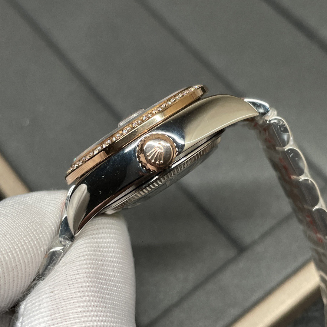 Rolex 28mm logbook women's watch,