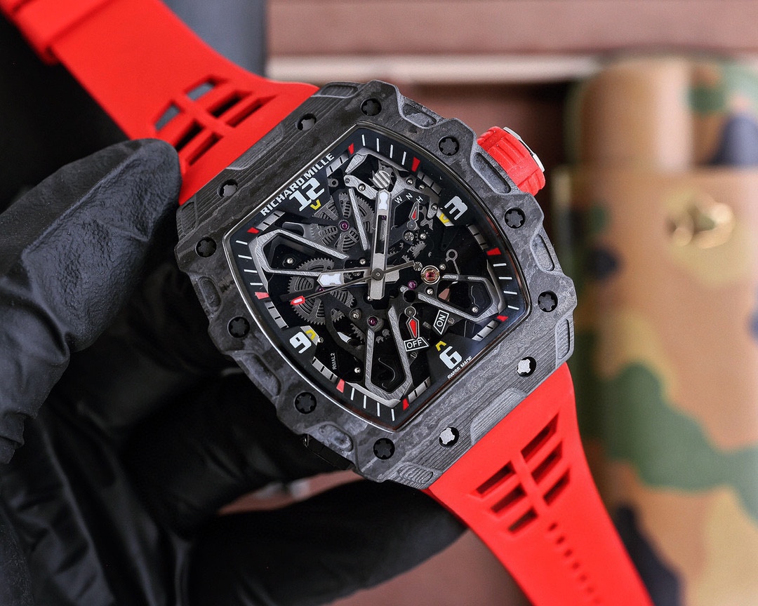 The Chad Mille 35-03 blue watch is a watch