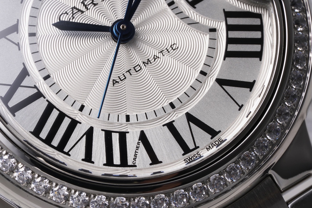 Cartier 33mm blue balloon series watch