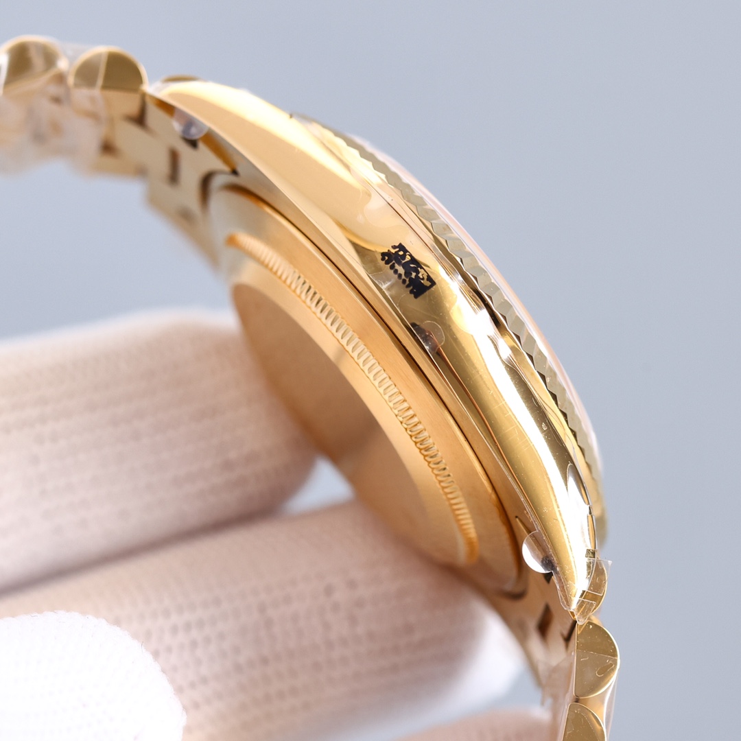 Rolex Day-Date Series starry diamond-encrusted mechanical men's watch