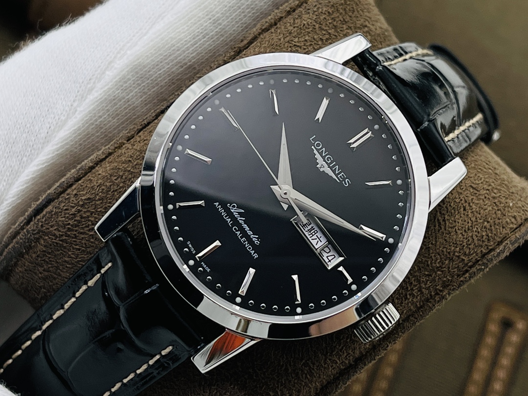 Longi*nes classic watchmaking traditional series 1832 model: L4.825.4.92.2