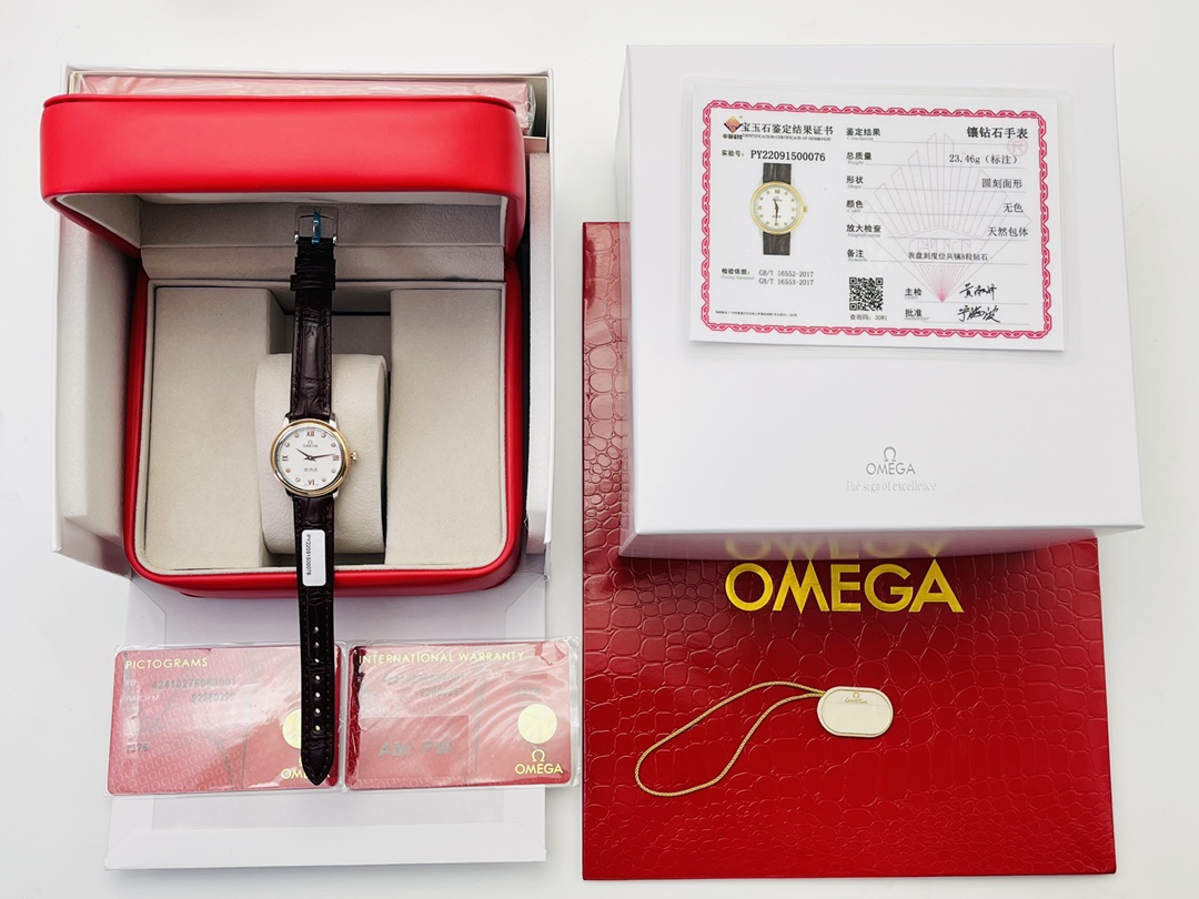 Omega Omega Diefei ladies watch! Challenging perfection, the dial size is 27.4mm