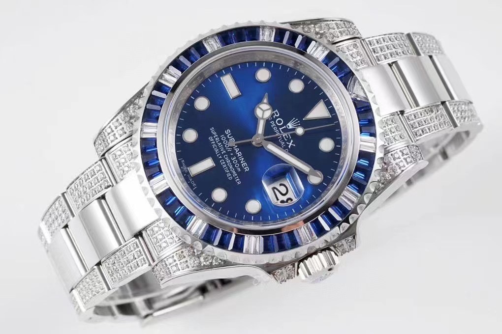 EX Rolex SUB submersible rear diamond custom version!