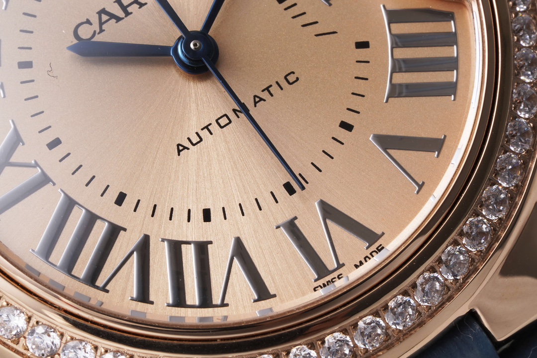 Cartier 33mm blue balloon series watch