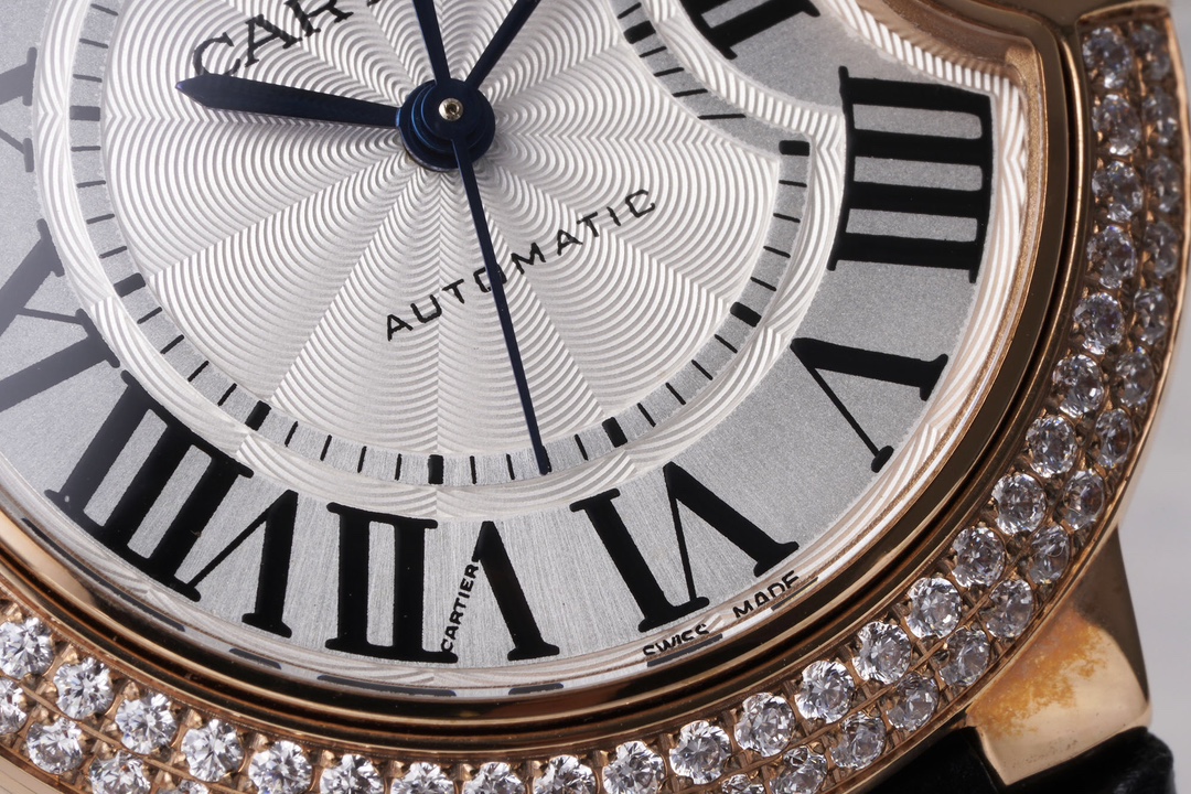 Cartier 33mm blue balloon series watch