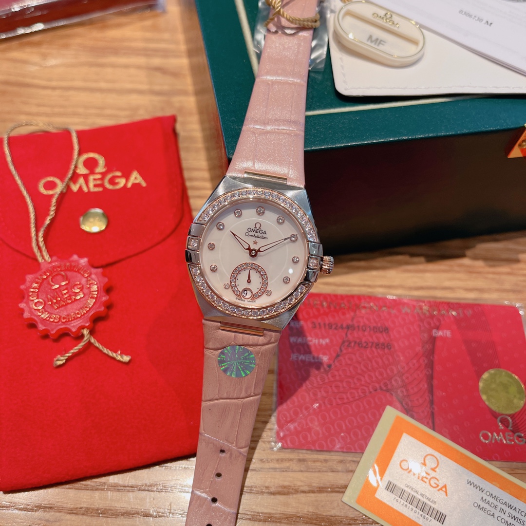 The timeless and charming design of the Omega Constellation series watch