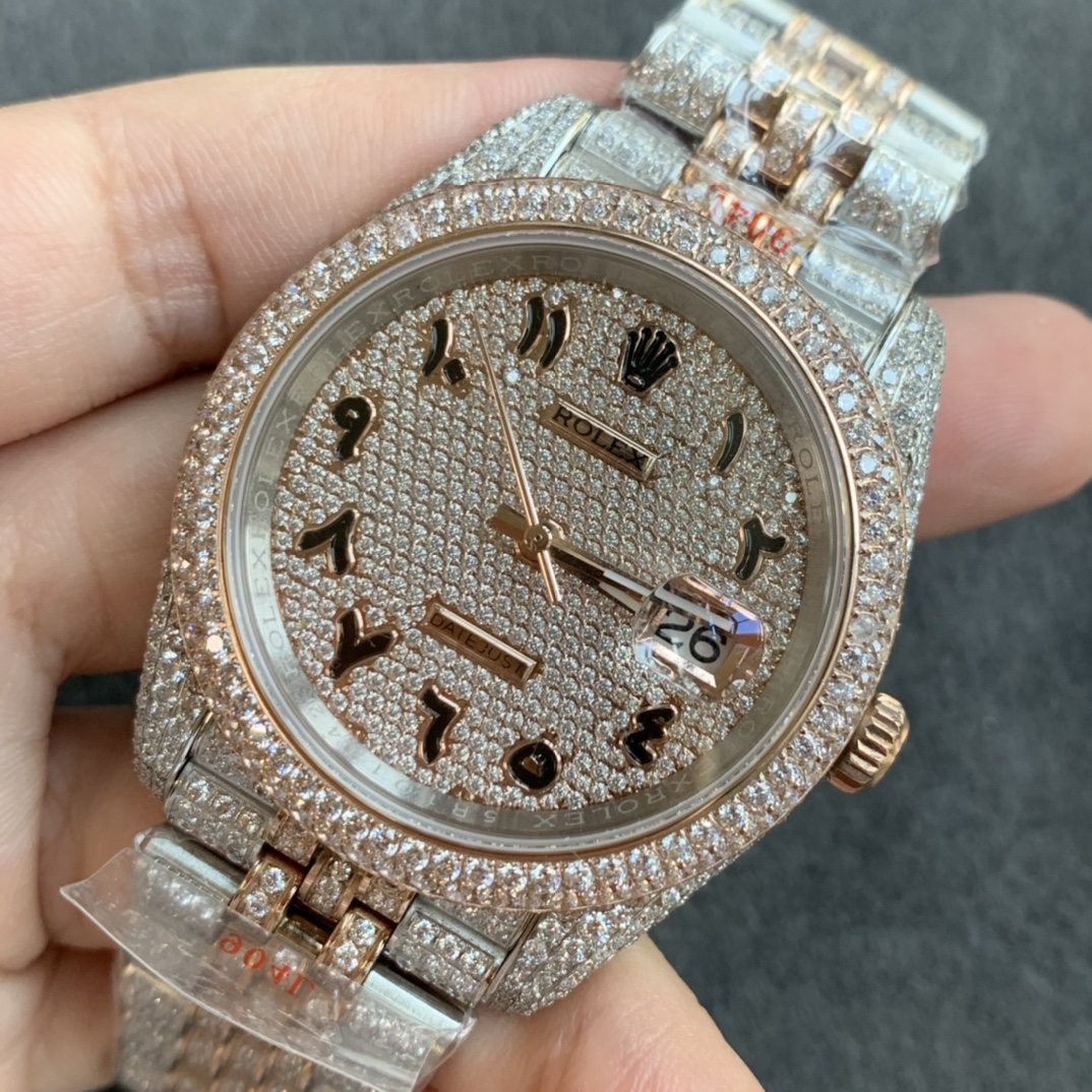 Perfect Rolex Datejust Gypsophila Watch