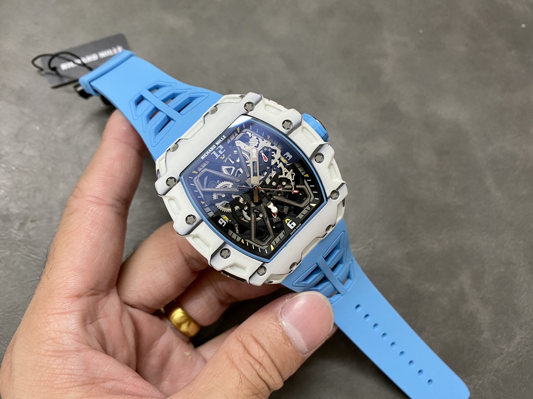 The Chad Mille 35-03 blue watch is a watch
