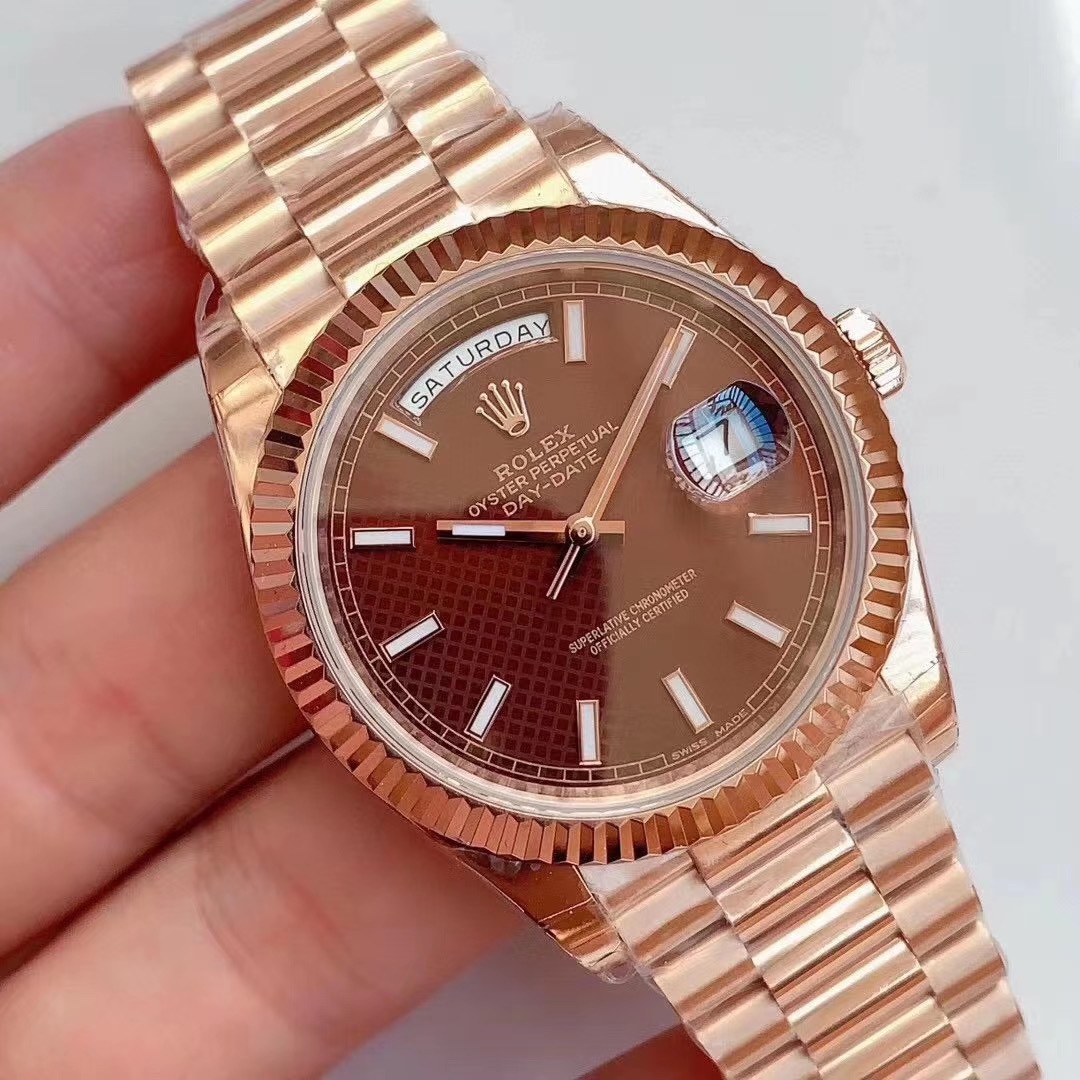 Rolex Datejust 228235 Rose Gold White Rome Diameter