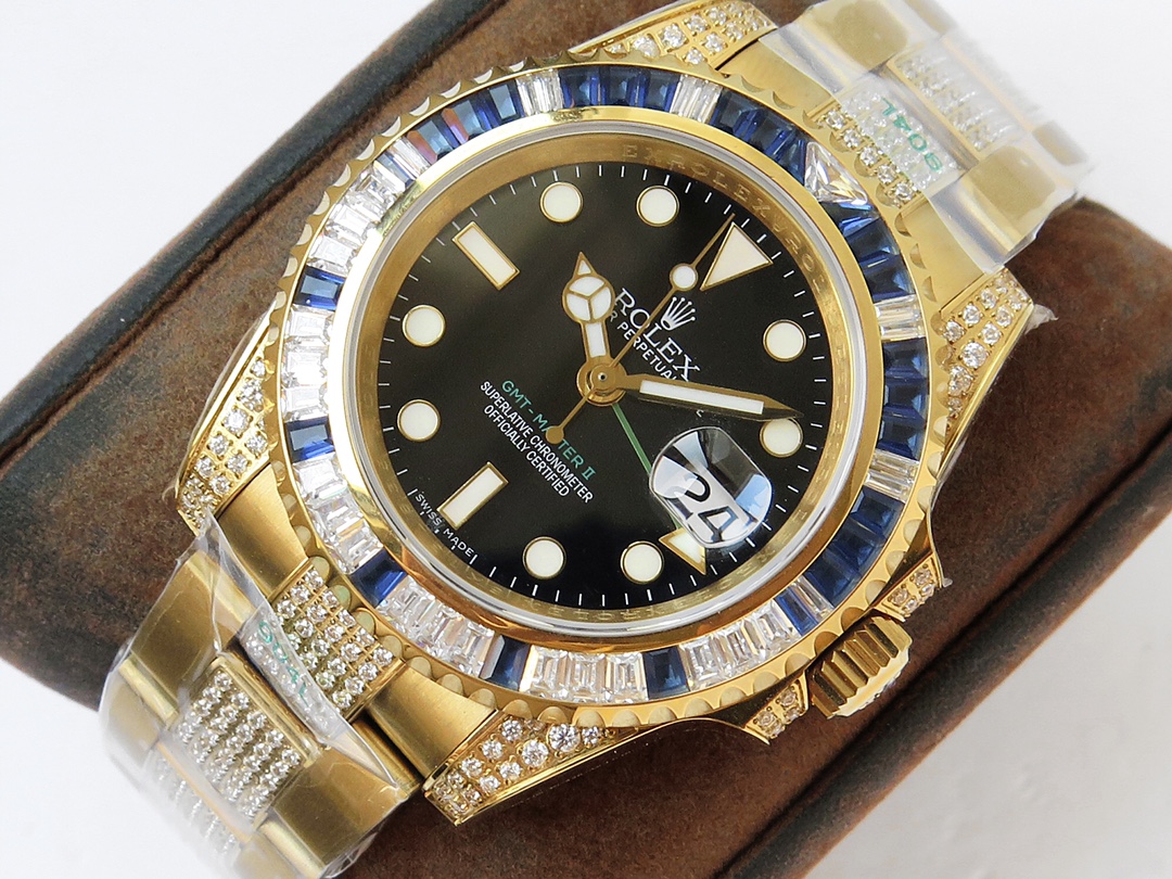 Rolex GMT-Master II Diamond Custom Edition 116766-SARU